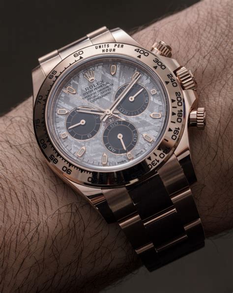 rolex daytona steel meteorite|rolex daytona meteorite price.